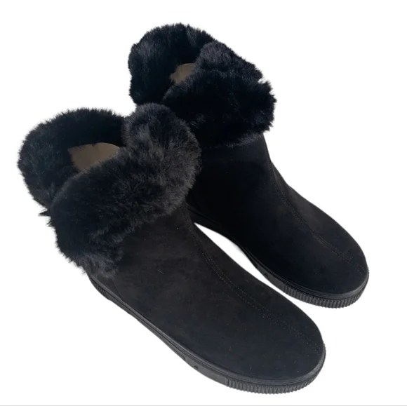 Journee Collection Sibby Comfort Foam Winter Boots Black -9 - Picture 3 of 4